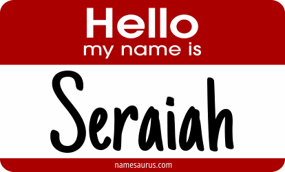 Hello my name is Seraiah png download