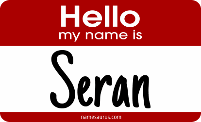 Hello my name is Seran png download
