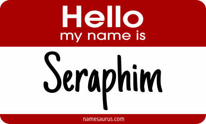 Hello my name is Seraphim png download