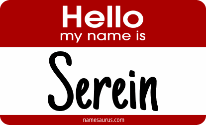 Hello my name is Serein png download