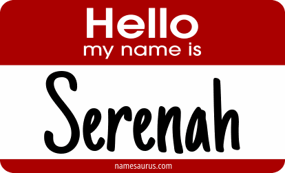 Hello my name is Serenah png download