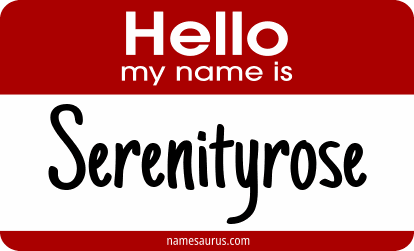 Hello my name is Serenityrose png download