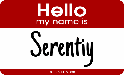 Hello my name is Serentiy png download