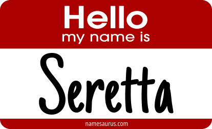 Hello my name is Seretta png download