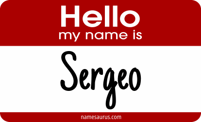Hello my name is Sergeo png download