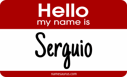 Hello my name is Serguio png download