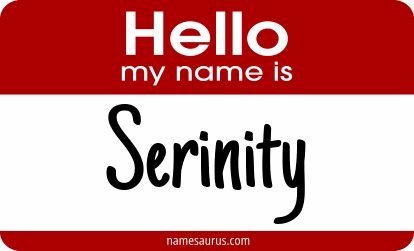 Hello my name is Serinity png download