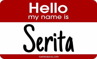 Hello my name is Serita png download