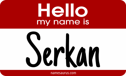 Hello my name is Serkan png download