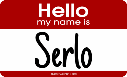 Hello my name is Serlo png download