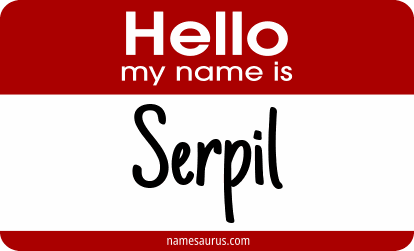 Hello my name is Serpil png download