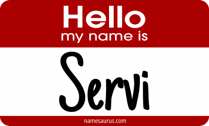 Hello my name is Servi png download