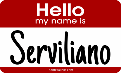 Hello my name is Serviliano png download