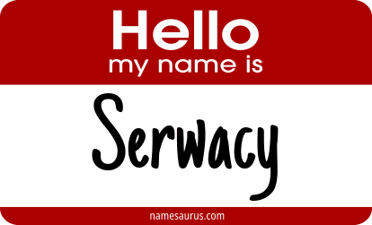 Hello my name is Serwacy png download