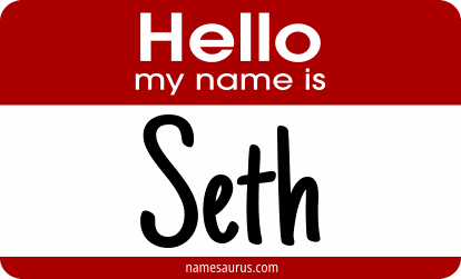 Hello my name is Seth png download