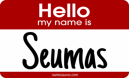 Hello my name is Seumas png download
