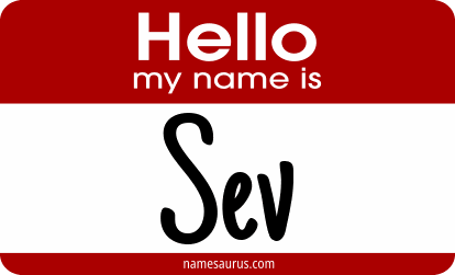 Hello my name is Sev png download