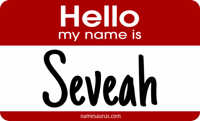Hello my name is Seveah png download