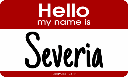 Hello my name is Severia png download