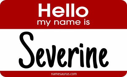 Hello my name is Severine png download