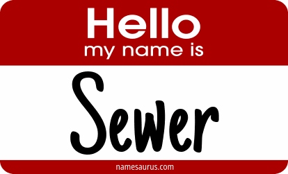 Hello my name is Sewer png download