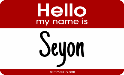 Hello my name is Seyon png download