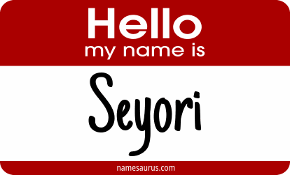 Hello my name is Seyori png download