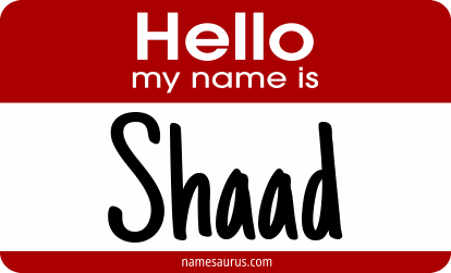 Hello my name is Shaad png download