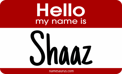 Hello my name is Shaaz png download