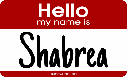 Hello my name is Shabrea png download