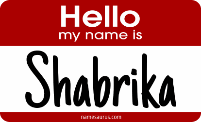 Hello my name is Shabrika png download