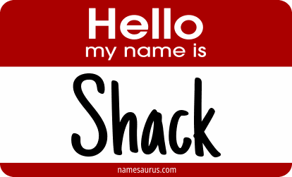 Hello my name is Shack png download