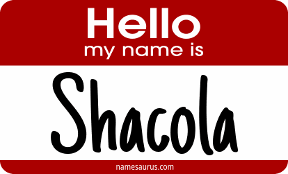 Hello my name is Shacola png download