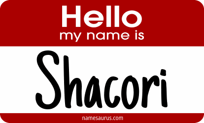 Hello my name is Shacori png download