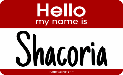 Hello my name is Shacoria png download