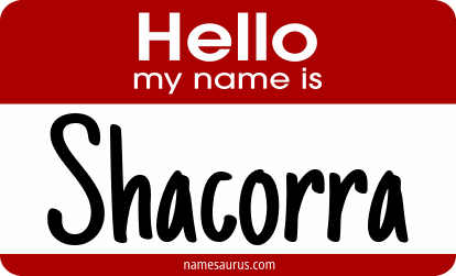 Hello my name is Shacorra png download