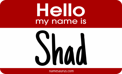 Hello my name is Shad png download