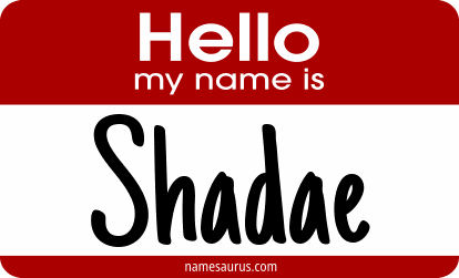 Hello my name is Shadae png download