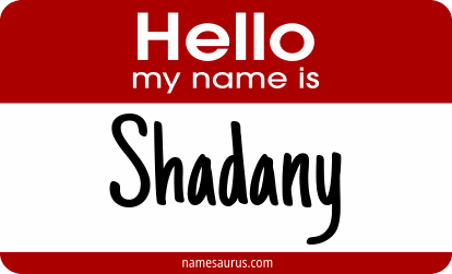 Hello my name is Shadany png download