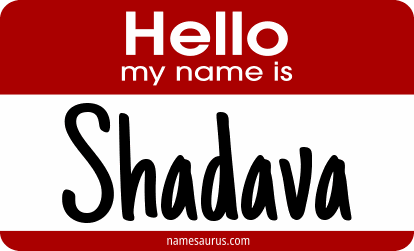 Hello my name is Shadava png download