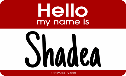 Hello my name is Shadea png download
