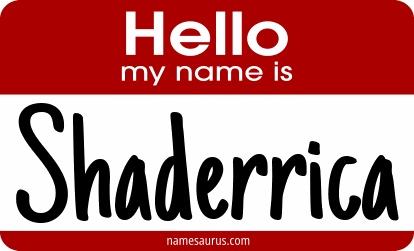 Hello my name is Shaderrica png download