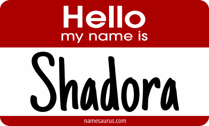 Hello my name is Shadora png download