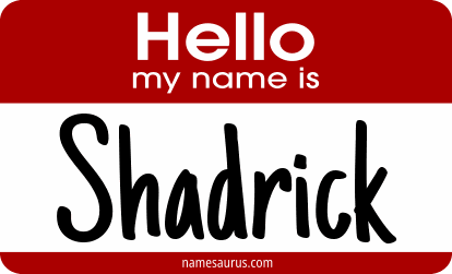 Hello my name is Shadrick png download