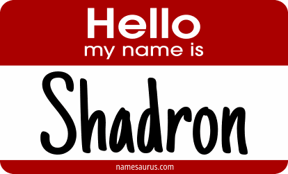 Hello my name is Shadron png download