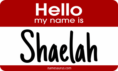 Hello my name is Shaelah png download