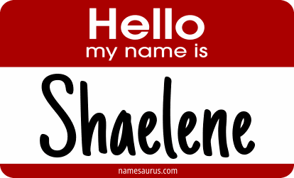 Hello my name is Shaelene png download