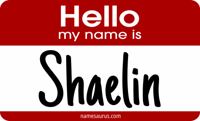Hello my name is Shaelin png download