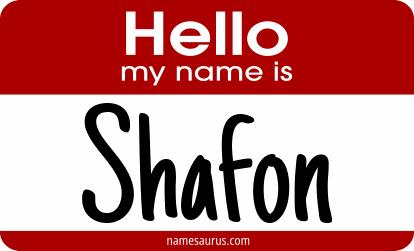 Hello my name is Shafon png download