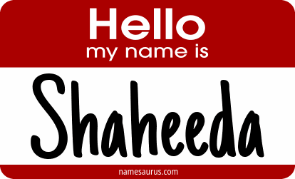 Hello my name is Shaheeda png download
